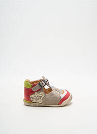 Sandales/nu pieds nubuck bout rond rouge BABYBOTTE garcon
