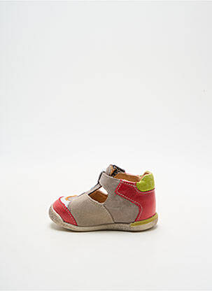 Sandales/nu pieds nubuck bout rond rouge BABYBOTTE garçon