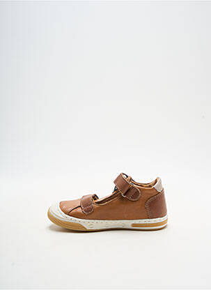 Sandales/nu pieds semelle amovible bout rond marron LITTLE MARY garçon