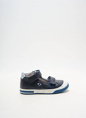 Sandales/nu pieds semelle amovible bout rond bleu LITTLE MARY garcon