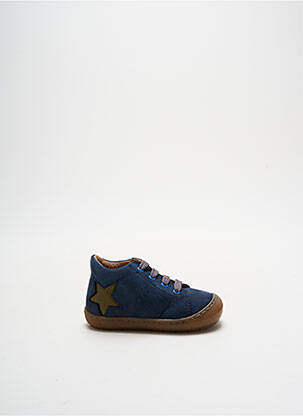 Bottillons nubuck bout rond bleu FRANCO ROMAGNOLI garçon