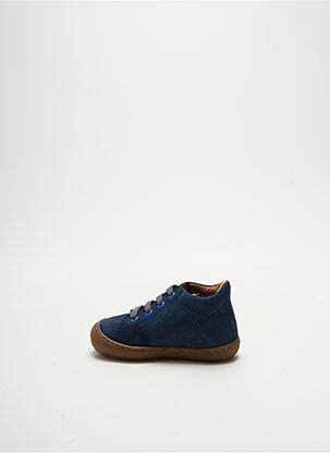 Bottillons nubuck bout rond bleu FRANCO ROMAGNOLI garçon