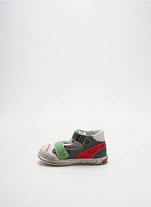 Sandales/nu pieds semelle amovible bout rond gris BELLAMY garçon
