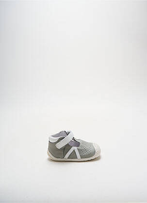 Sandales/nu pieds tissage satiné bout rond gris BABYBOTTE garçon