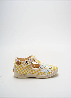 Sandales/Nu pieds jaune BABYBOTTE pour fille