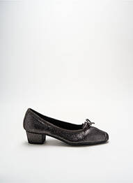 Ballerines impression talon plat jusqu'à 3cm argent REQINS femme