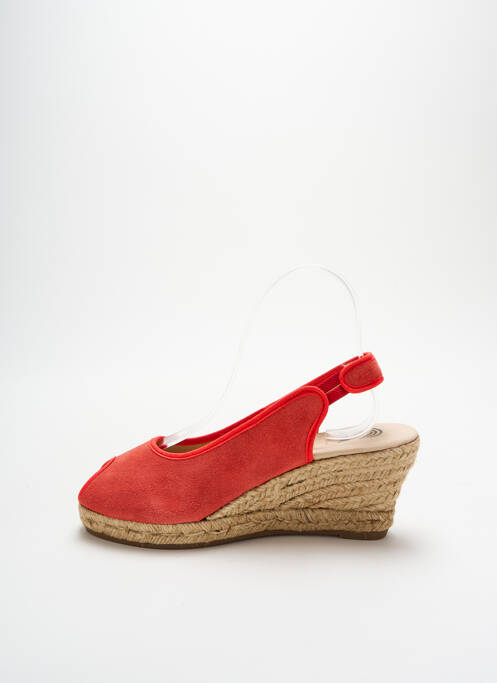 Espadrilles rouge MAY TIKA pour femme