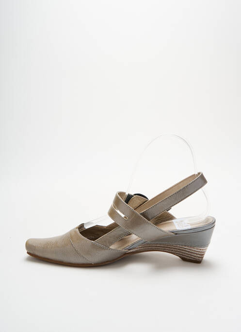 Sandales/Nu pieds gris SWEET pour femme