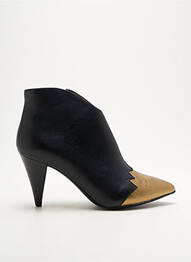 Bottines/boots matière lisse talon de 4 à 6cm noir BY K... femme