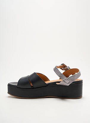 Sandales/nu pieds matière lisse talon de 4 à 6cm noir MINKA DESIGN femme