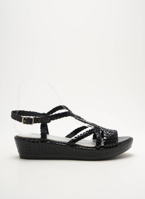 Sandales/Nu pieds noir YVES DESFARGE pour femme