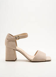 Sandales/nu pieds type de semelle amortissante talon de 4 à 6cm beige HOGL femme