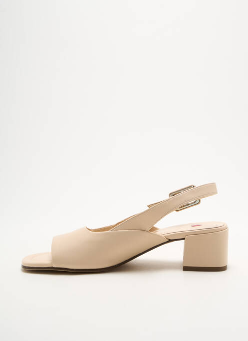 Sandales/Nu pieds beige HOGL pour femme