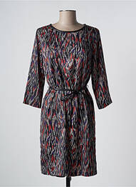 Robe mi-longue manches 3/4 manches 3/4 noir MOLLY BRACKEN femme