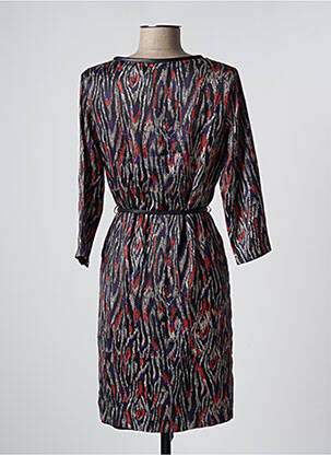 Robe mi-longue manches 3/4 manches 3/4 noir MOLLY BRACKEN femme