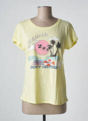 T-shirt jaune FREEMAN T.PORTER pour femme seconde vue