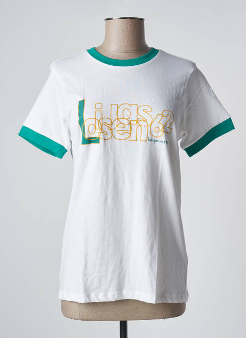 T-shirt coupe droite manches courtes blanc LOIS femme