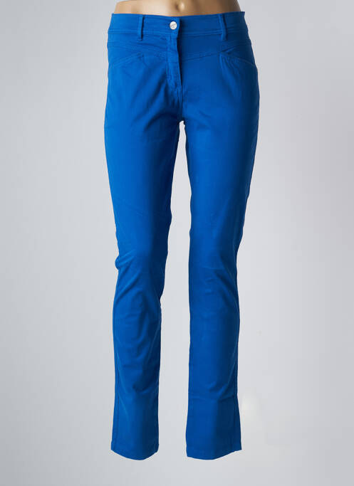 Pantalon slim bleu MAE MAHE pour femme