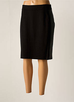 Jupe mi-longue taille normale noir GUY DUBOUIS femme