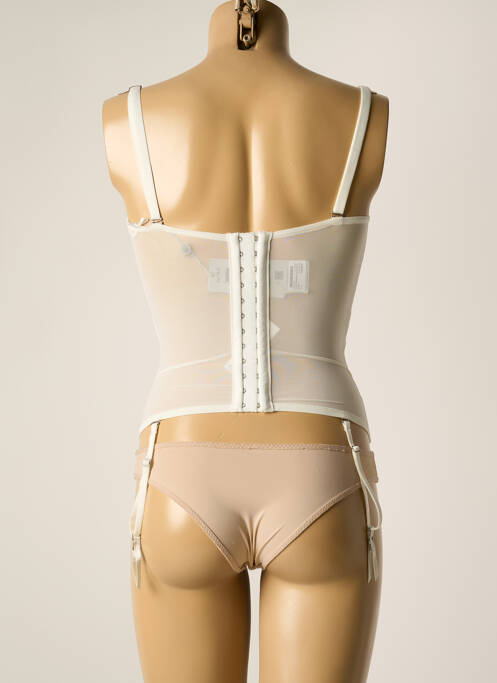 Guêpière/Porte-jarretelle beige TRIUMPH pour femme