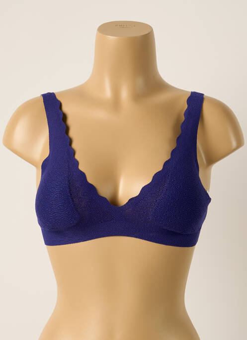 Soutien-gorge sans armature brassieres bleu SLOGGI femme