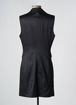 Robe mi-longue sans manche sans manche noir FRACOMINA femme