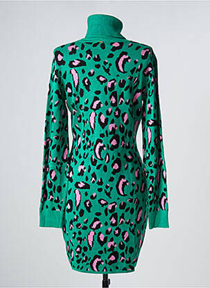 Robe pull coupe cintrée manches longues vert FRACOMINA femme