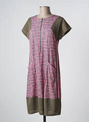 Robe mi-longue vert MC PLANET pour femme seconde vue