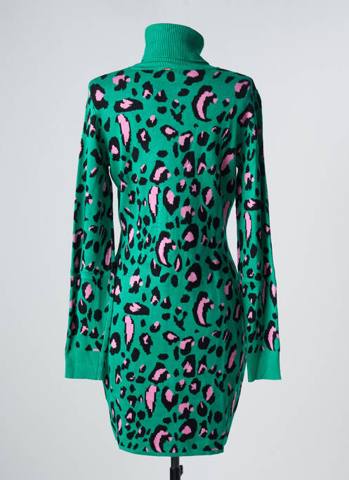 Robe pull coupe cintrée manches longues vert FRACOMINA femme