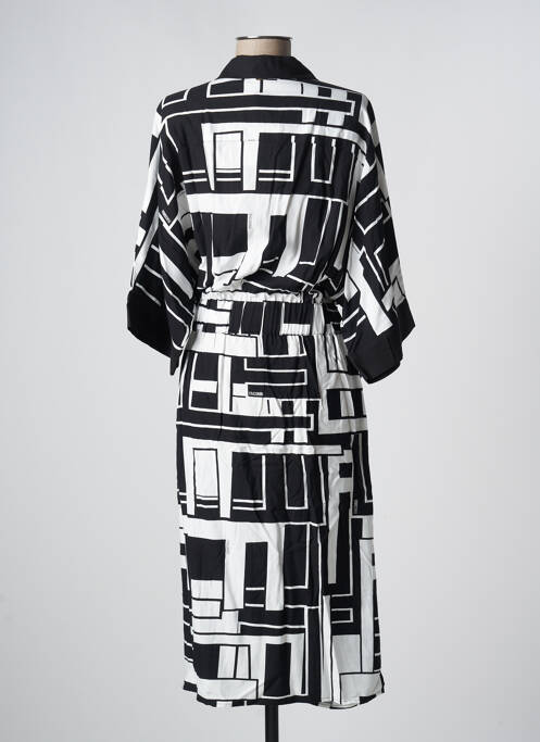 Robe mi-longue noir FRACOMINA pour femme