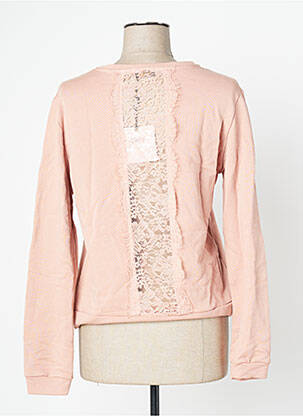 Sweat-shirt stretch manches longues rose FRACOMINA femme