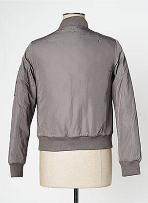 Blouson tissage imperméable vert BOMBERS femme
