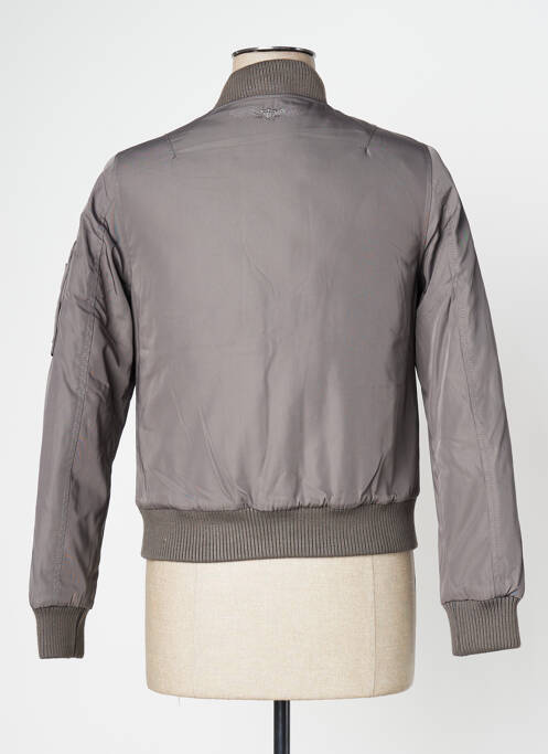 Blouson tissage imperméable vert BOMBERS femme