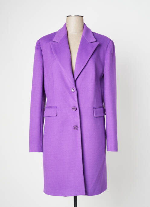 Manteau long violet FRACOMINA pour femme