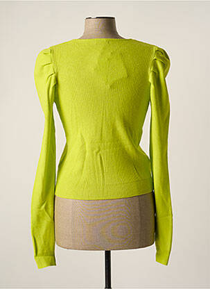 Pull col v manches longues vert FRACOMINA femme