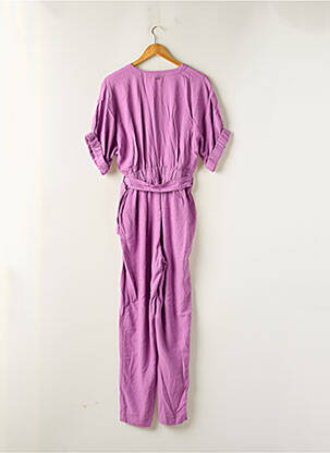 Combi-pantalon poches manches courtes violet FRACOMINA femme