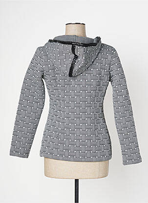 Veste casual col rond noir LO! LES FILLES femme