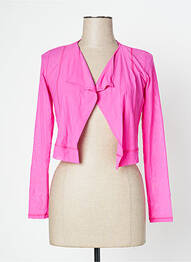 Gilet manches longues stretch rose MC PLANET femme