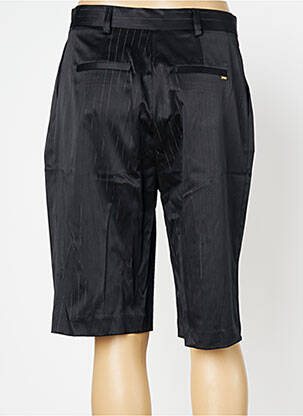 Bermuda taille haute taille haute noir FRACOMINA femme