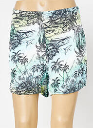 Short taille à pinces taille haute bleu SURKANA femme