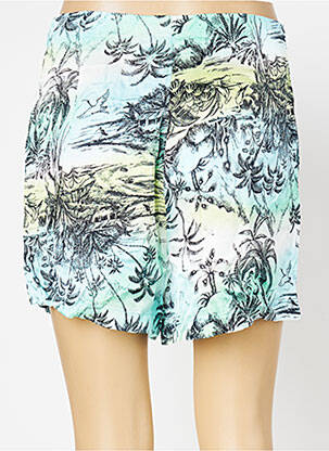 Short taille à pinces taille haute bleu SURKANA femme