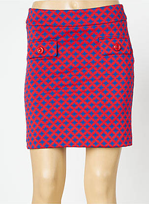 Jupe courte taille haute rouge FRACOMINA femme