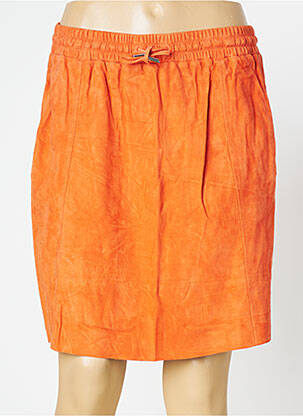 Jupe courte orange OAKWOOD pour femme