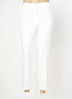 Pantalon 7/8 blanc FRACOMINA pour femme