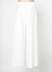 Pantalon large blanc FRACOMINA pour femme seconde vue