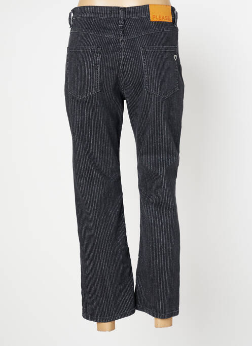 Jeans coupe droite gris PLEASE pour femme