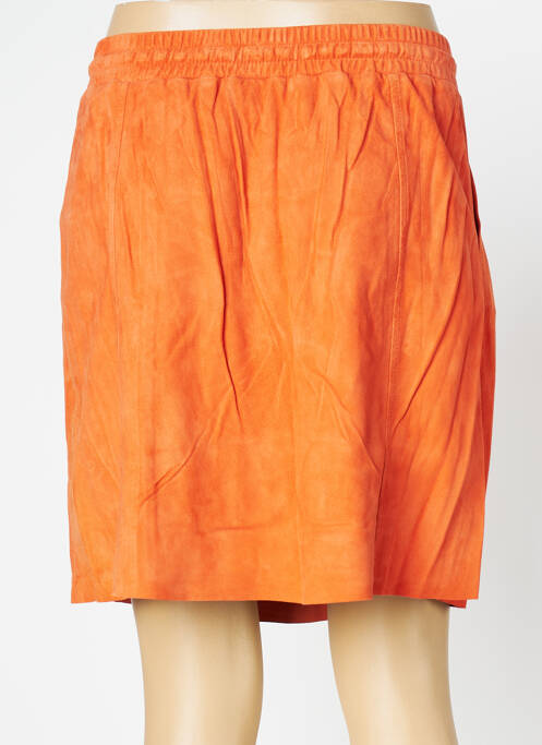 Jupe courte orange OAKWOOD pour femme