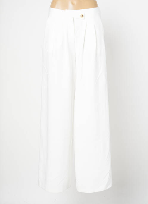 Pantalon large blanc FRACOMINA pour femme