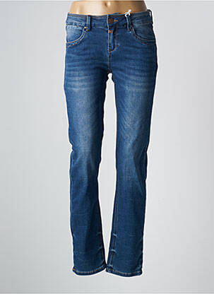 Jeans coupe slim stretch taille normale bleu TIMEZONE femme