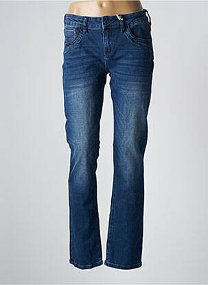 Jeans coupe slim stretch taille normale bleu TIMEZONE femme